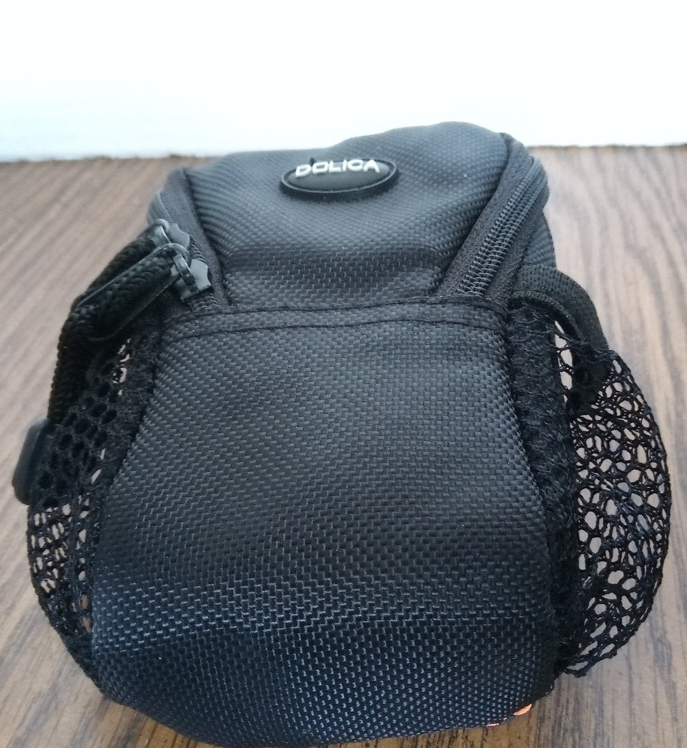 Dolca Black Camera Case With Belt Strap
